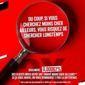 Garantie on rembourse la différence