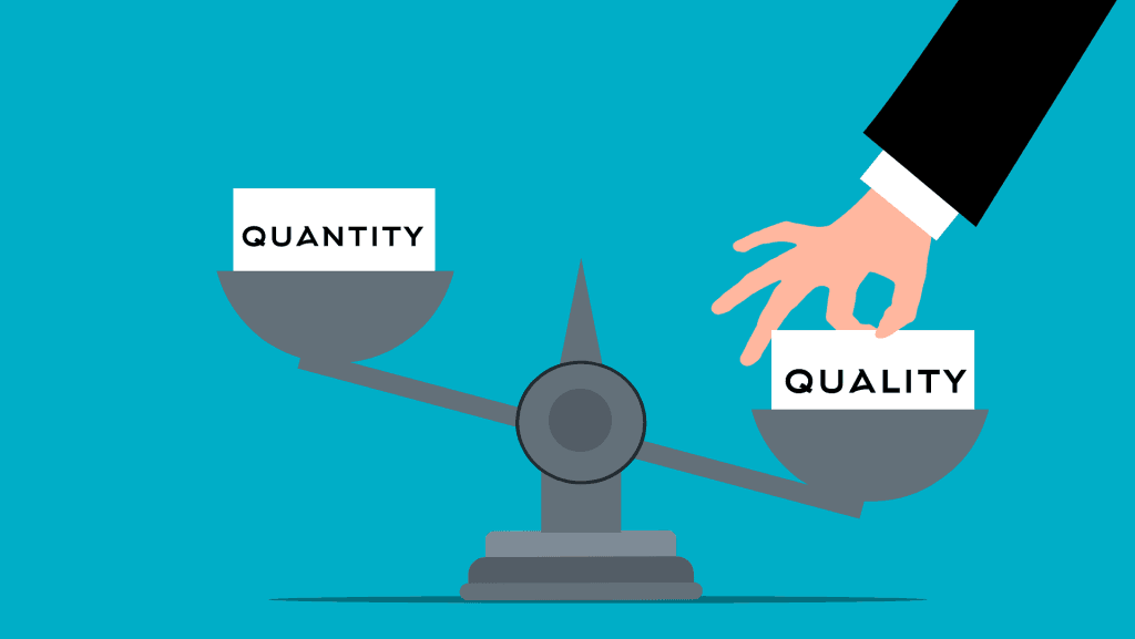 Équilibre entre qualité et quantité pour illustrer la valeur perçue d’un prix